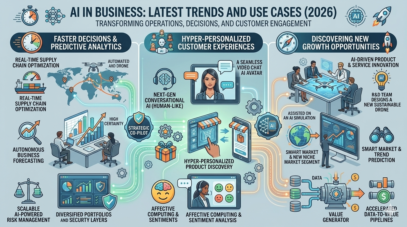 AI in Business: Latest Trends and Use Cases (2026)